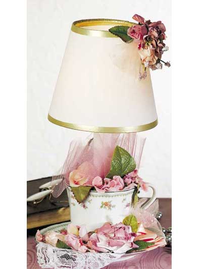 Romantic Teacup Lamp photo