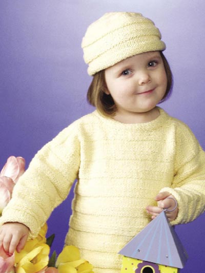 Buttercup Pullover & Hat photo