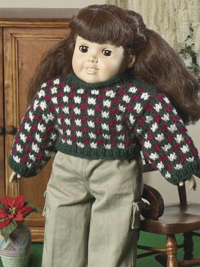 Checkerboard Doll Pullover photo