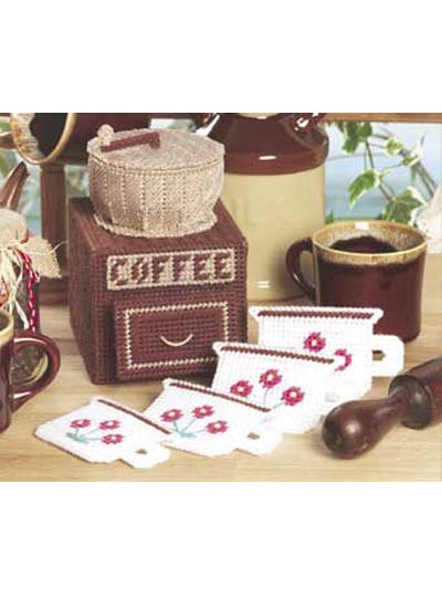 Coffee Mill Coaster Set photo
