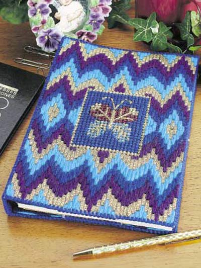 Butterfly Bargello Notebook photo