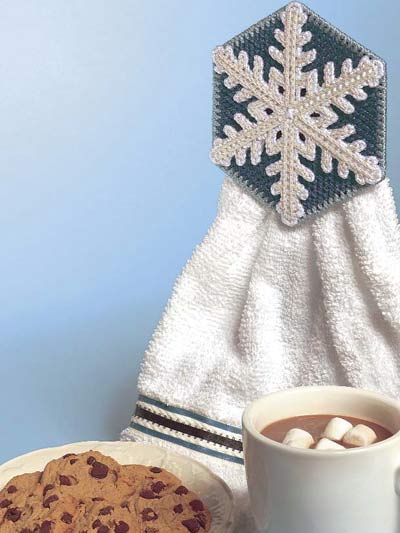 Snowflake Towel Holder photo