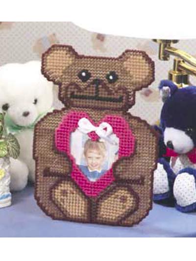 Teddy Bear Heart Frame photo