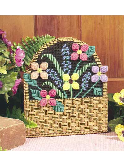 Flower Basket Doorstop photo
