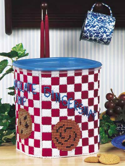 Checkered Cookie Jar photo