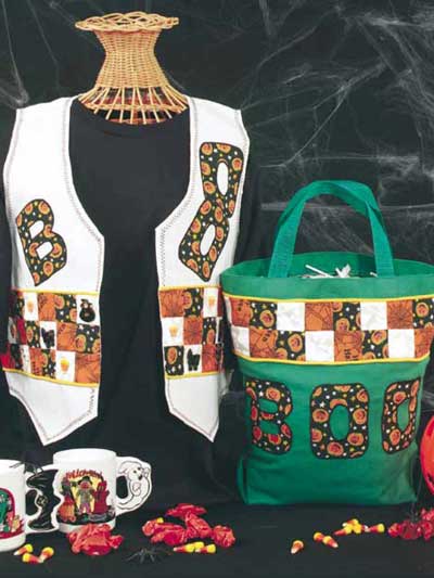 Boo Vest and Tote Bag photo