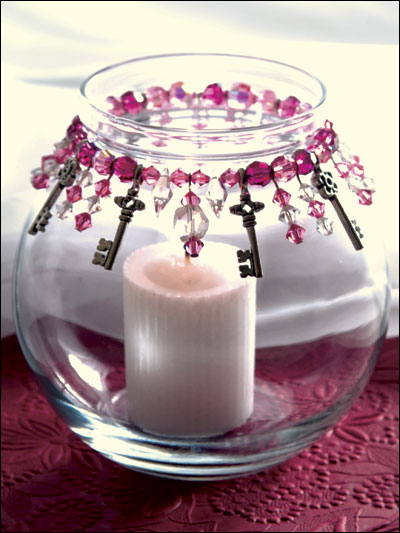 Keys to My Heart Candle Jar photo