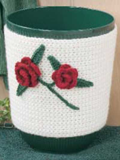 Simply Roses Trash Can photo