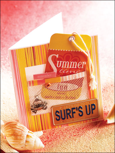 "Surf's Up" Summertime Card photo