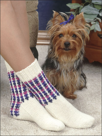 3 & 1 Slip Stitch Socks photo