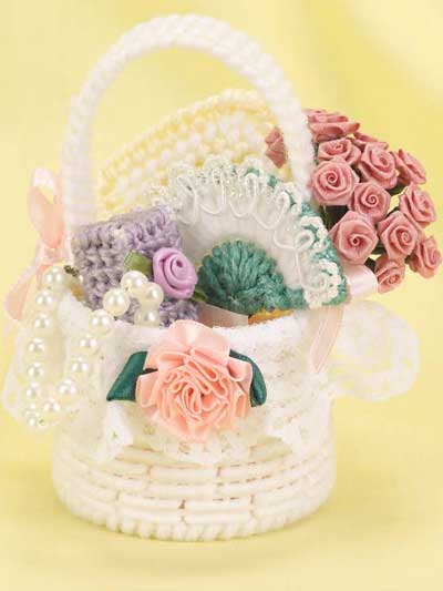 Flowers & Lace Gift Basket photo