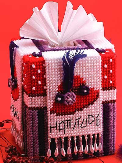 Red Hat Tissue Box Cover photo