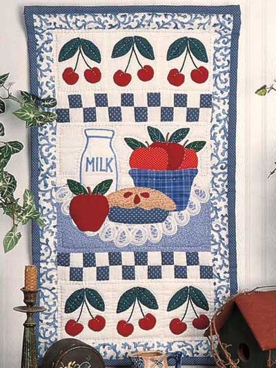 Apple & Cherry Wall Quilt photo