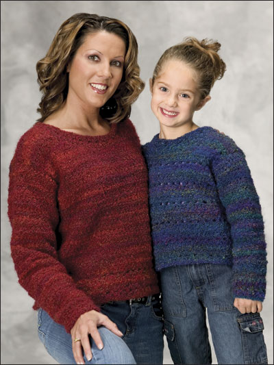 Cuddly & Classy Mom & Daughter Sweaters photo