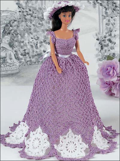 Lavender Doily Gown photo