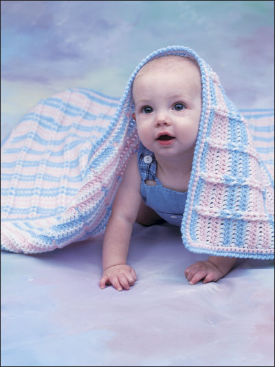 Crocheted Crib Cover photo