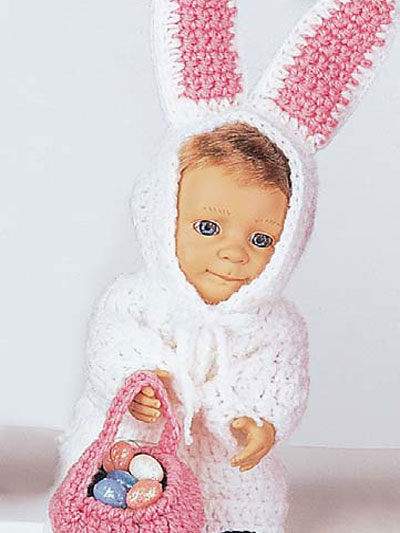 Easter Bunny Baby Doll Costume photo