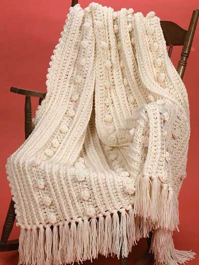 Double-Quick Aran Afghan photo