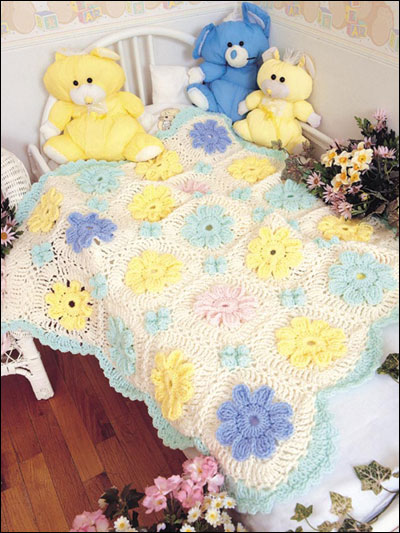Spring Bouquet Afghan photo