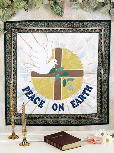 Peace on Earth Wall Quilt photo
