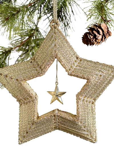 Gold Star Ornament photo