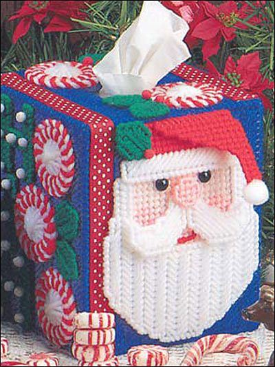 Ho Ho Santa Tissue Box Cover photo