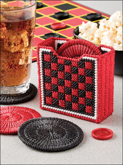 Checkers Coasters photo