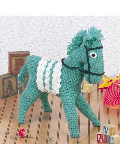 Crocheted Horse I photo