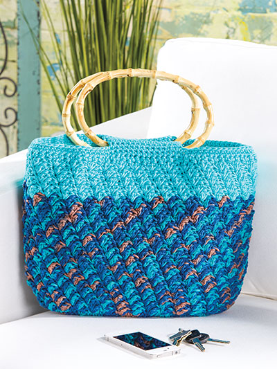 Textures in Teal Tote photo