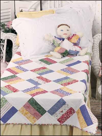 Scrappy Baby Quilt & Happy the Clown photo