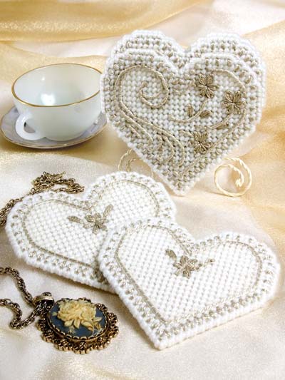 Tin Hearts Coaster Set photo