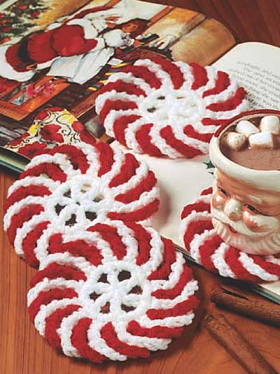 Peppermint Coasters