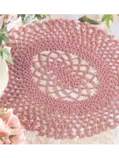 Oval Tatted Doily photo